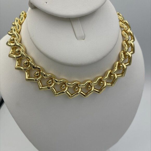 New, no tags, 2 inch18 Karat gold filled chain drop earrings, articulate… - Picture 10 of 13